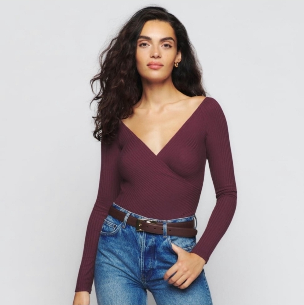 Reformation Minnie Top Prune NWT